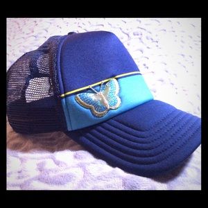 Billabong trucker hat with butterfly 🦋 patch